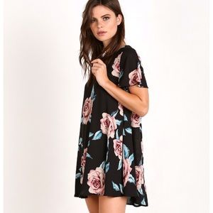 Show Me Your MuMu Kylie Mini Dress Draped Sleeves in Flower Hour Size Small